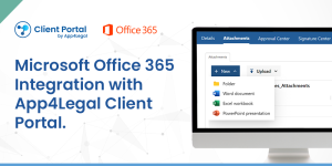 MS Office 365 Integrates with Lexzur Client Portal