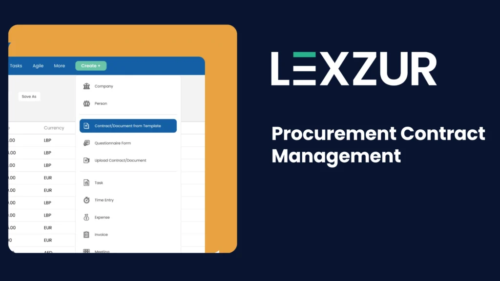 Procurement Contract Management