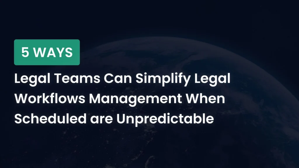 legal workflow management software
