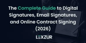 digital signature vs email signature comparison table